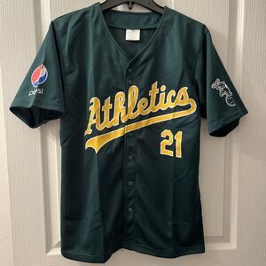Oakland Athletics A's 2010 Ryan Sweeney #21 MLB  Promo Jersey Men's Small